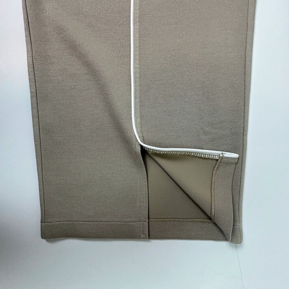 NWT Spanx Airpique Straight Track Pants Split Hem Ashwood Tan Travel 2X Petite - Picture 6 of 16